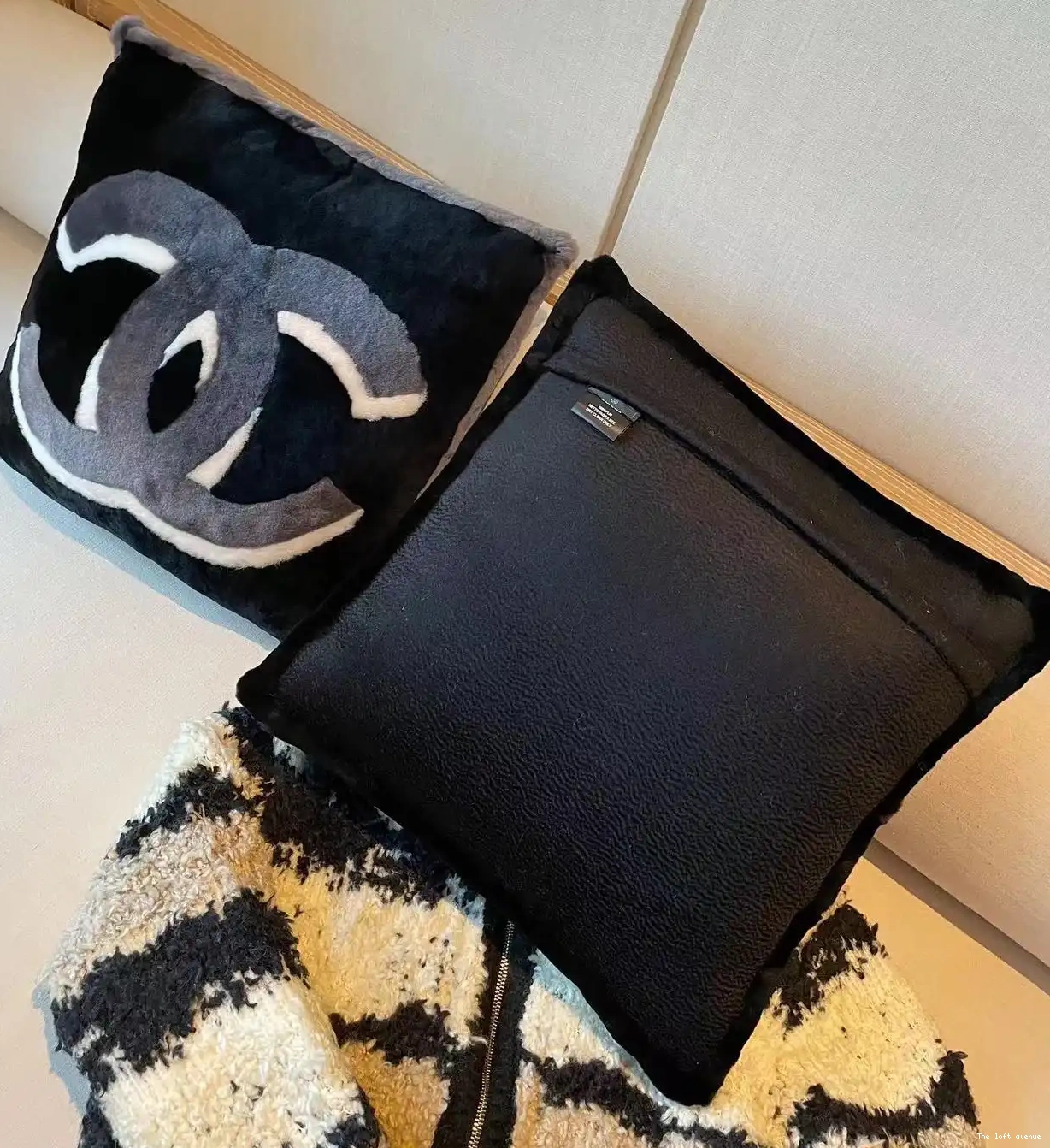 THROW SHEARLING COCO PILLOW 0703